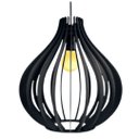 Ver imagem 1 de Luminária Teto tipo Pendente FILIPINAS MDF - Completa - Cor: Preta