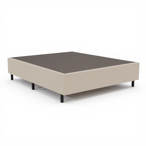 Base Cama Box Casal Padrão 138x188x37 Cor Bege