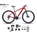 Ver imagem 1 de Bicicleta Aro 29 Alfameq Afx Kit 2x9 Gta Sunrun Freio Disco K7 11/36 Pedivela 24/38d Garfo com Trava