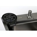 Ver imagem 4 de Cuba Cascata Gourmet Premium Aço Inox 304 com Válvula, Dispenser, Torneira, Cifão, Cestos, Tábua e L