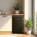 Ver imagem 5 de Frigobar Retrô Preto 93l Inverter Bivolt Midea Mdrd142rtd303 Bivolt