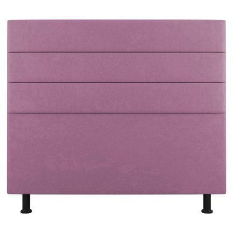 Cabeceira Cama Box Casal Malik 140cm Suede Rosa - Abmaza
