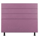 Ver imagem 1 de Cabeceira Cama Box Casal Malik 140cm Suede Rosa - Abmaza