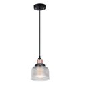 Ver imagem 1 de PENDENTE GRID 14,5CMX161,5CM 1XE27PRETO BRZ TR