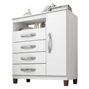 Ver imagem 2 de Cômoda Sapateira Ambiente Cannes Branco - Incorplac