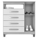 Ver imagem 4 de Cômoda Sapateira Ambiente Cannes Branco - Incorplac