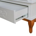 Ver imagem 4 de Cristaleira com 2 Portas 1 Gaveta e Laterais em Vidro Pés Luiz Xv 5115 Genebra - Fendi/pinhão