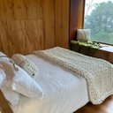 Ver imagem 6 de Manta Peseira de Maxi Tricot King 0,70x2,50m, Cor Off White - Magma Cotton