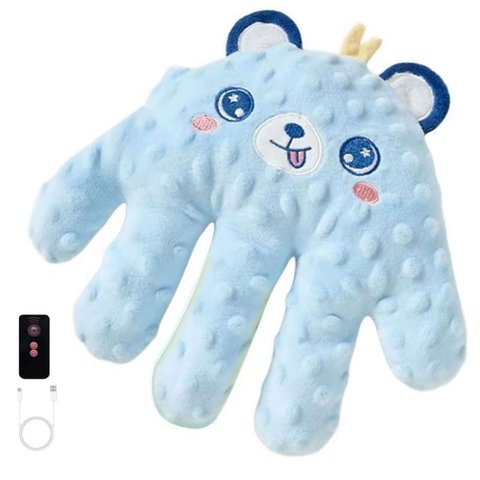 Almofada Mao Maozinha Nana Nenem Bebe Criança Sono Cochilo Soneca Tapinha Conforto USB Recarregavel 