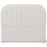 Cabeceira Cama Box Casal Estofada Orgânica 140cm Alice W01 Bouclê Cru - Lyam Decor - 3