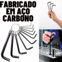 Ver imagem 2 de Jogo de Chaves Allen Hexagonal Profissional com 10 Peças