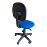 Cadeira de Escritório Secretária Curvada Anatômica, Base Giratória, Tecido Jserrano Cor Azul - 3
