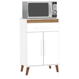 Balcão Mesa de Microondas Ipanema Branco - 2