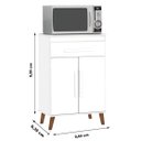 Ver imagem 4 de Balcão Mesa de Microondas Ipanema Branco