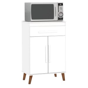 Balcão Mesa de Microondas Ipanema Branco
