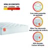 Colchão Casal Queen Molas Ensacadas Real Pillow Top 158x198x27cm Branco Inducol - 3