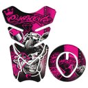 Ver imagem 1 de Protetor Tanque e Bocal Adesivo Moto Honda até 2017 Rosa Teu Adesivo Protetor Tanque e Bocal Adesivo
