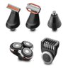 Aparador De Pelos E Cabelo 24 Em 1 Bivolt Preto 5v - 10