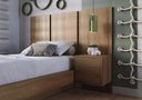 Ver imagem 2 de Cabeceira Cama Solteiro com Mesa 80/90 Zurique Mel
