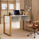 Ver imagem 3 de Mesa Office 5030 Moderno MDF-MDP 107,5cm Freijo Qmovi