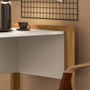 Ver imagem 4 de Mesa Office 5030 Moderno MDF-MDP 107,5cm Freijo Qmovi