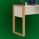 Ver imagem 6 de Mesa Office 5030 Moderno MDF-MDP 107,5cm Freijo Qmovi