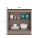 Ver imagem 3 de Balcão para Cozinha 80cm com Tampo Unna
