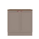 Ver imagem 2 de Balcão para Cozinha 80cm com Tampo Unna Cinza/Gris