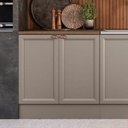 Ver imagem 1 de Balcão para Cozinha 80cm com Tampo Unna Cinza/Gris