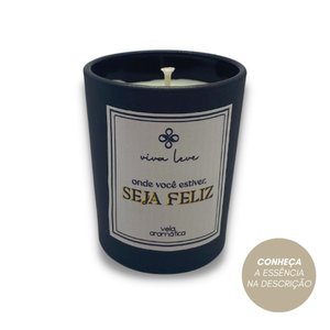 Vela Aromática Viva Leve (3 opções de essências) - 50g - Seja Feliz