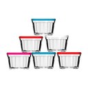 Ver imagem 2 de Kit com 5 Tigela Bowl Americano Tampa 615ml Atacado Nadir
