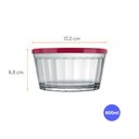 Ver imagem 7 de Kit com 5 Tigela Bowl Americano Tampa 615ml Atacado Nadir