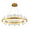 Lustre Pendente Nordecor Bloe 2778 82cm Dourado Fosco Led Bivolt - 4