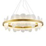 Lustre Pendente Nordecor Bloe 2778 82cm Dourado Fosco Led Bivolt - 1