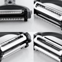 Ver imagem 4 de Descascador 3 em 1 - Aço Inoxidável, Design Ergonômico, Legumes e Frutas