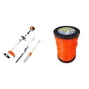 Ver imagem 1 de Kit de Roçadeira Lateral Multifuncional e rolo de fio de nylon 3mm 226 Metros Vulcan Trent