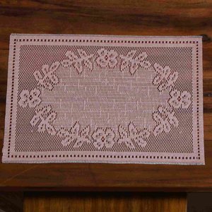 Jogo Americano Renda Interlar 4p Color Rose