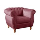 Ver imagem 3 de Poltrona Realeza Cor:Suede Bordô 110