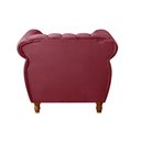 Ver imagem 4 de Poltrona Realeza Cor:Suede Bordô 110