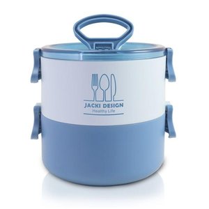 Pote Marmita de 2 Andares 1600 Ml - Joy Azul