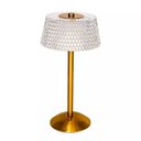 Ver imagem 1 de Luminária de Mesa LED 3 Tons USB 29cm Dourada- Imporiente