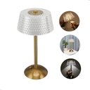 Ver imagem 2 de Luminária de Mesa LED 3 Tons USB 29cm Dourada- Imporiente