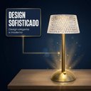 Ver imagem 3 de Luminária de Mesa LED 3 Tons USB 29cm Dourada- Imporiente