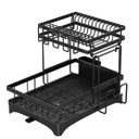 Ver imagem 1 de Escorredor de Louça Prato Copo Talheres Utensilios Pia Mesa Bancada Cozinha Organizaçao Limpeza Mult