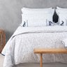 Capa de Duvet Emporio Twist - Solteiro Blue Gardenia - 4