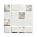 Ver imagem 2 de 30 Placas 3d Revestimento Parede Espelhado Prata - 25cm