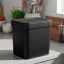 Ver imagem 2 de Jogo de Lixeiras para Cozinha e Banheiro 2,5l 2 Peças Trium Preta - ou