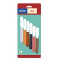 Ver imagem 2 de Espátula Manteiga/patê 6 Peças Beli - Inox e Cabos Coloridos