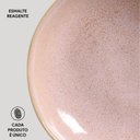 Ver imagem 4 de Jogo 12 Pratos Fundos 830ml Cerâmica Rosa Bio Litchi Mesa Ja