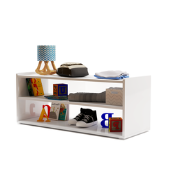 Organizador Infantil Mdf Nicho Horizontal com 2 Prateleiras para Decoração - 4